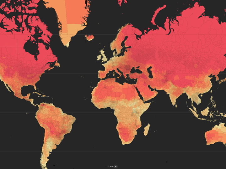 Power of Geographic Visualisation in Helping Combat Climate Change